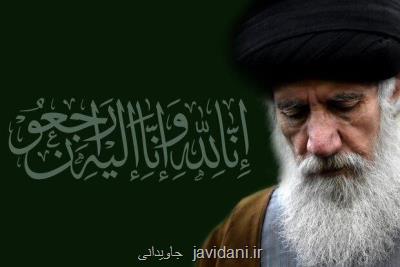 مراسم بزرگداشت عالم ربانی آیت الله فاطمی نیا در تهران