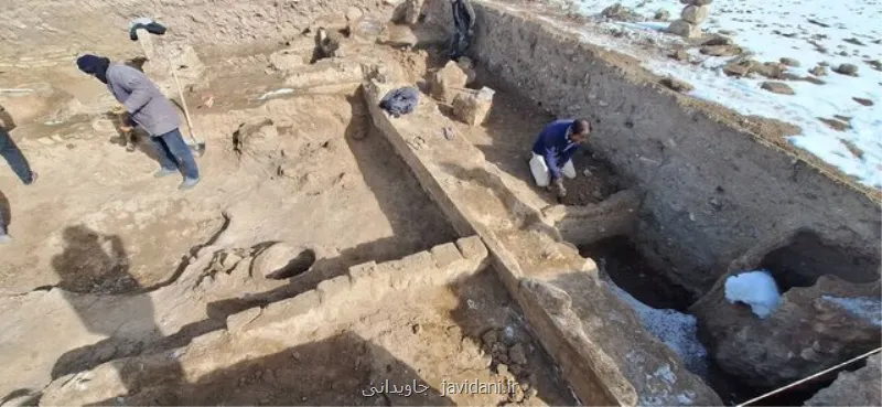 پایان اولین فصل کاوش تپه باستانی بوزنجرد قهاوند