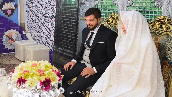 عقد زوج مسلمان لبنانی و اوكراینی در حرم حضرت عبدالعظیم ضد السلام